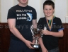 James O’Mullan presents Tiernan O’Boyle Under 10 Dunloy Centenary Cup 